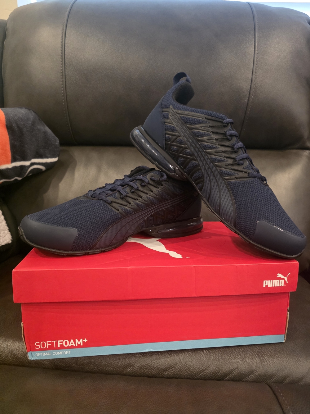 PUMA Voltaic Evo sneakers in navy blue Size 10 Men's